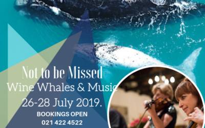 Wine Whales and Music Weekend at De Hoop 26-28 July 2019