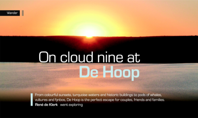 On cloud nine at De Hoop